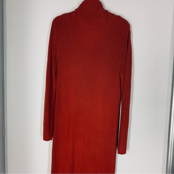Abound Burn Orange Knitted Sweater Dress - Picture 4 of 6